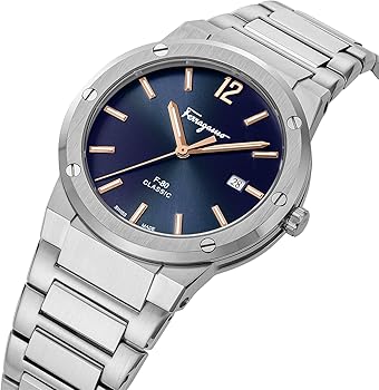 Amazon | [フェラガモ] 腕時計 F-80 Classic ブラック 文字盤